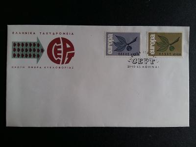 ŘECKO/HELLAS - 1965 - FDC - EUROPA CEPT