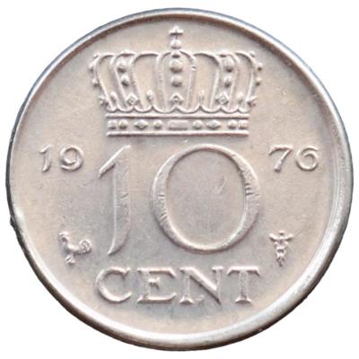 Nizozemsko 10 cent 1975