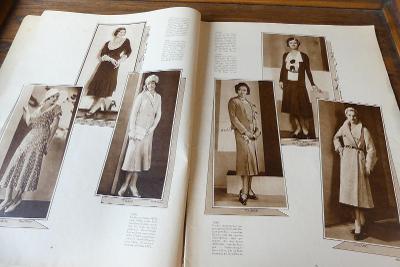 Schöne Wienerin, módní časopis, 220/1931, stará móda