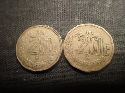 Mexiko 20 centavos 1984,95
