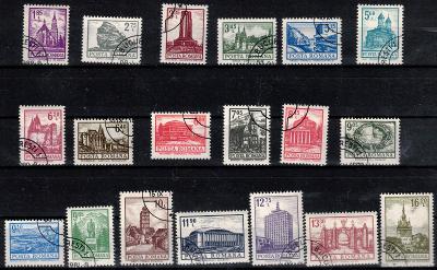 V1368   -Sestava poštovních známek neražených nebo ražených
