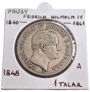 Tolar 1848 A - FRIEDRICH WILHELM IV - PRUSKO