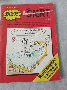 Časopis Škrt Speciál 1990, s komiksem Perníková chaloupka / humor adul