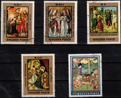V1380   -Sestava poštovních známek neražených nebo ražených