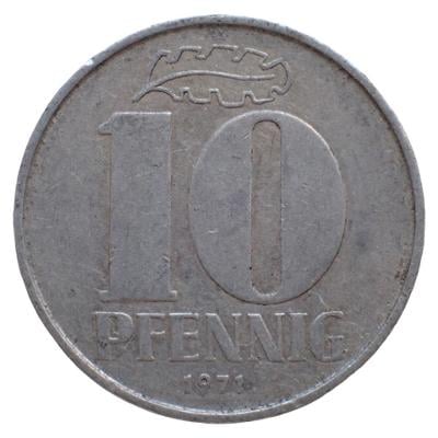 10 Pfennig 1971 A