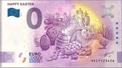 0 euro Veselé Velikonoce Happy Easter * zajíc * #1