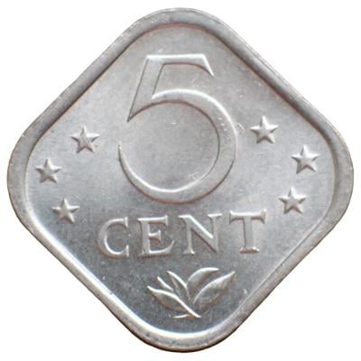Nizozemské Antily 5 cent 1976