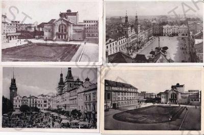 4x Pardubice, náměstí, věž, trhy