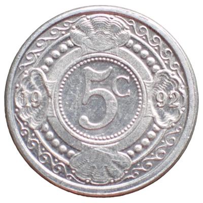 Nizozemské Antily 5 cent 1992