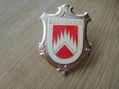 Chladičový znak odznak plaketa Boskovice -- Tatra Praga Škoda Trabant 
