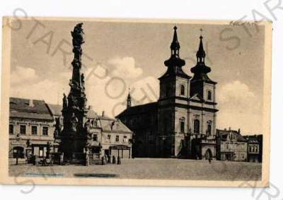 Kadaň Chomutov, náměstí, kostel
