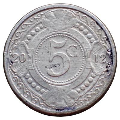 Nizozemské Antily 5 cent 2012