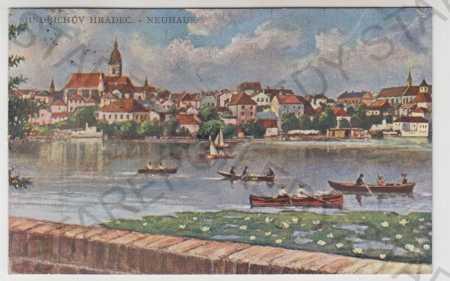 Jindřichův Hradec (Neuhaus), částečný záběr města,