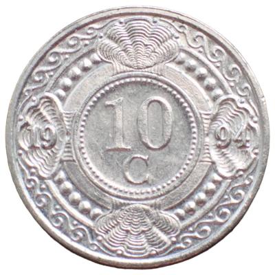 Nizozemské Antily 10 cent 1994
