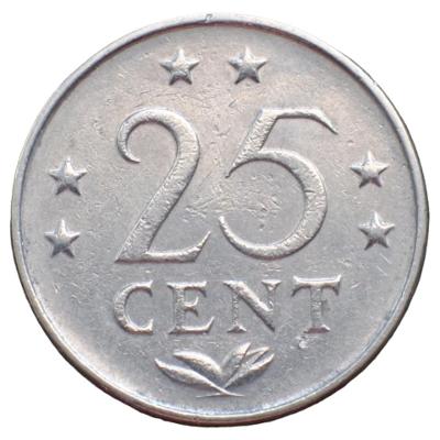 Nizozemské Antily 25 cent 1977