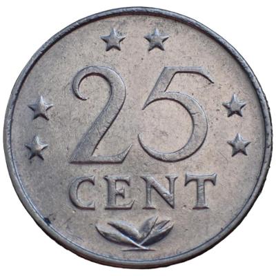 Nizozemské Antily 25 cent 1979