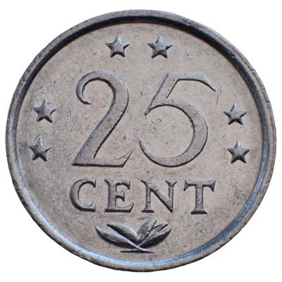Nizozemské Antily 25 cent 1985