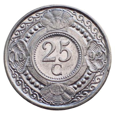 Nizozemské Antily 25 cent 1992