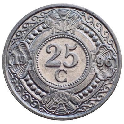 Nizozemské Antily 25 cent 1996