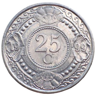 Nizozemské Antily 25 cent 1999