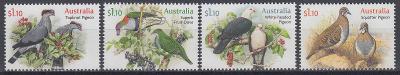 ! ** Austrálie - Ptáci, holubi a holubice Mi.5316-19 (Mi€ 8,80)