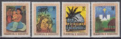 ! ** Samoa Mi.442-45 Vánoce v Oceánii (Mi€ 1,80)