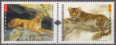 ! Kanada ** Mi.2297-98 Velké kočky (Mi€ 2,20)