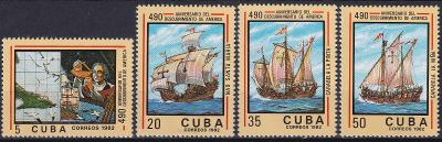 ! Kuba ** Mi.2698-01 Lodě, objevení Ameriky (Mi€ 6,50)