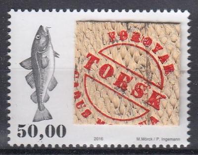! Faery ** Mi.863 Ryby, lov tresky, rybí kůže, fauna (Mi€ 15,50)