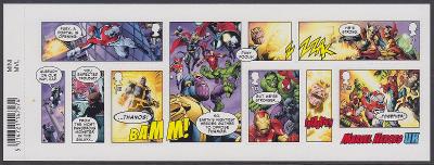 ** Velká Británie Mi.Bl.121 Kreslené postavičky - superhrdinové Marvel