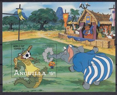 Anguilla ** Mi.Bl.45 Disneyovky, kultura, umění (Mi€ 9)