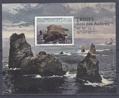 Francouzská Antarktida ** Mi.Bl.89 Ostrov Apoštolů, flóra (Mi€ 3,40)