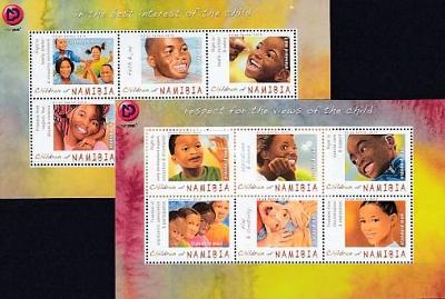 Namíbie ** Mi.Kl.1440-51  Dětem  (2 Soutisky)
