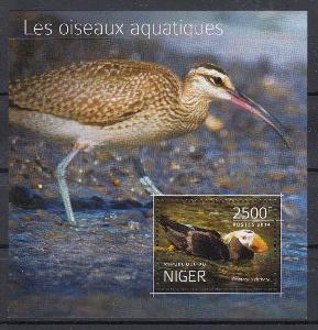 Niger ** Mi.Bl.382 Vodní ptáci, fauna, příroda (Mi€ 10)