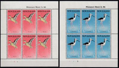 Nový Zéland ** Mi.Kl.386-387 Ptáci, fauna, příroda (Mi€ 25)
