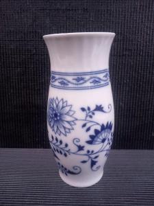 Stará - retro porcelánová váza, vzor cibulák, TOP STAV, Dubí u Teplic