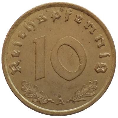 10 Pfennig 1938 A