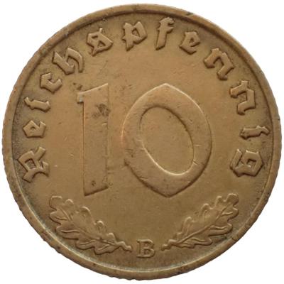 10 Pfennig 1939 B