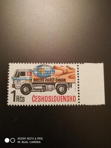 Liaz Rallye Paříž - Dakar - poštovní známka
