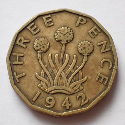 3 Pence 1942