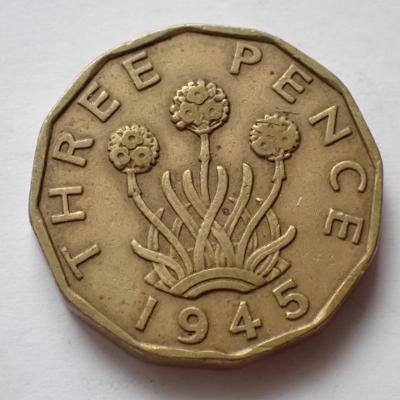3 Pence 1945