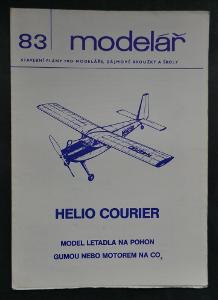 HELIO COURIER - POHON GUMOU NEBO MOTOREM NA CO2 !!! Rok 1980 /č.35