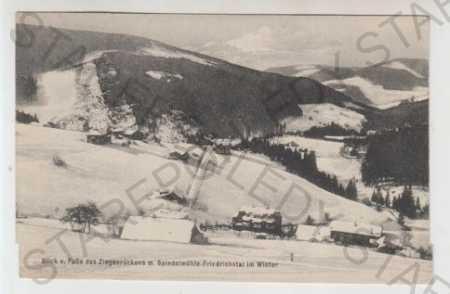 Špindlerův mlýn (Spindelmühle) - Trutnov, zima, sn