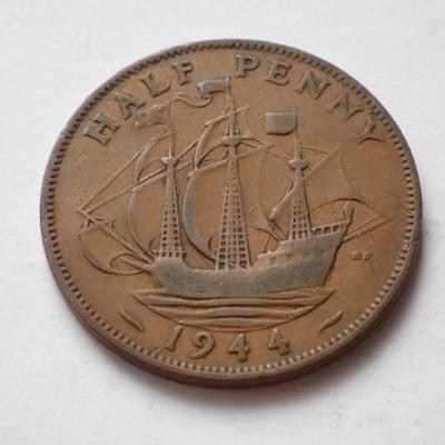 1/2 Penny 1944