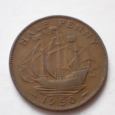1/2 Penny 1950