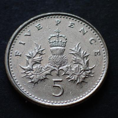 Velká Británie 5 Pence 2001