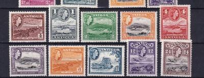 britská Antigua 1963 ** Alžbeta II komplet mi. 130-139