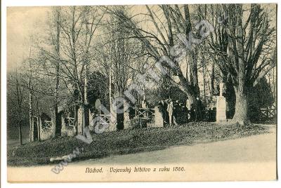 Náchod vojenský hřbitov válka Prusko - rakouská 1866