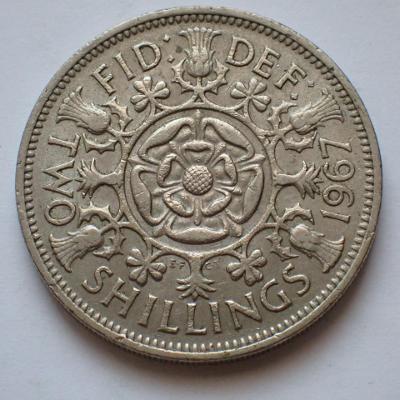 Velká Británie 1 Shilling 1967