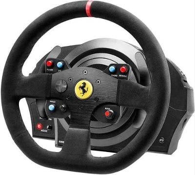 Thrustmaster T300 Ferrari Racing Wheel + TH8A Shifter - Ideální stav!
